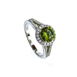 7 mm Zultanite .925 Silver Engagement Ring