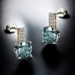 Juego de Pendiente y Aretes de Alejandrita