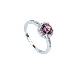 Alexandrite Sterling Silver Ring 6 mm