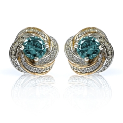 Juego / Set de Alejandrita Con Plata Arete y Dije Set