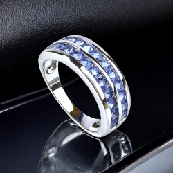 Anillo de Plata de Ley con Alejandrita Churumbela