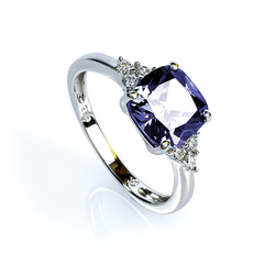 Tanzanite Fashion .925 Sterling Silver Ring