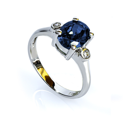 Sapphire Fashion Ring in Sterling Silver