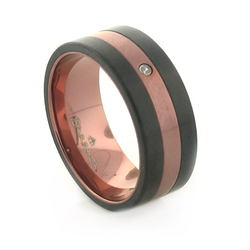 Barraca Two Tone Titanium Men´s Ring