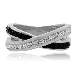 Anillo de Swarovski en Plata Fina .925
