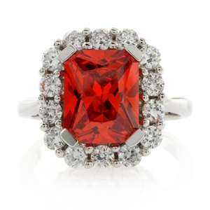 Anillo de Opalo Rojo en Plata de Ley .925