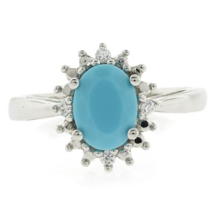 Anillo de Plata .925 con Turquesa