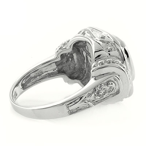 Aguamarina en Anillo de Plata .925