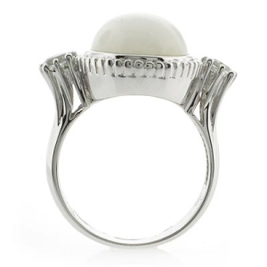 Hermoso Anillo de Plata con Jade y Amatista