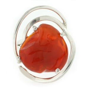 Anillo Genuina de Opalo Mexicano de Fuego
