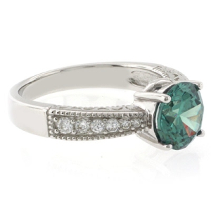 Anillo de Plata Fina de Ley con Alejandrita