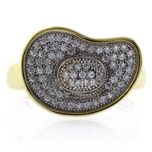 Anillo de Plata con Baño de Oro