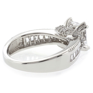 Anillo de Compromiso en Plata .925 con Zirconia