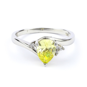 Anillo de Citrina en Plata .925