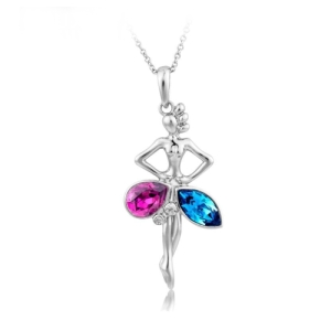 Lindo Collar de Bailarina con Cristales Cristal Austriaco