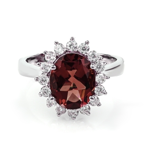 Anillo de Zultanita Cambia de Color Plata