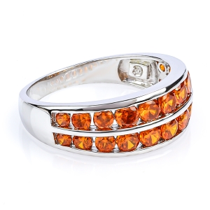 Anillo de Plata de Ley con Opalo De Fuego Churumbela