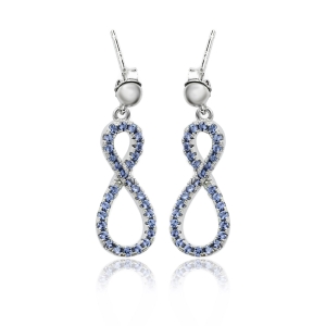 Pendientes de Infinito Plata de Ley