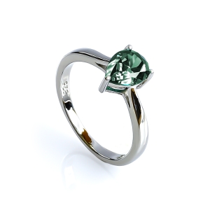 Anillo de Compromiso en Plata con Alejandrita