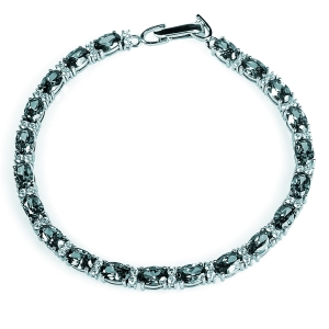 Brazalete de Alejandrita Gemas Pequeñas Ovaladas