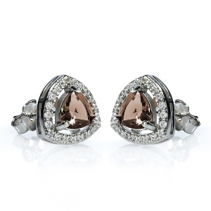 9 mm Zultanita Aretes de Plata