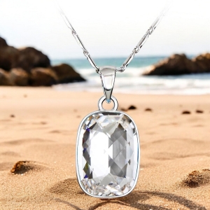 Collar de Cristal Swarovski Blanco