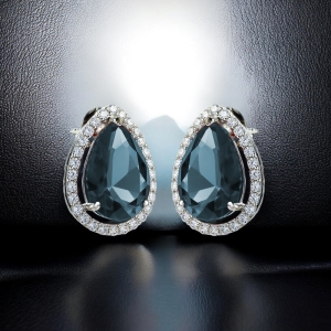 Alejandrita Aretes Con Plata Sterlina