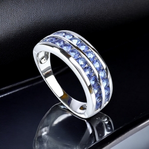 Anillo de Plata de Ley con Alejandrita Churumbela