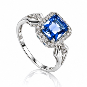 Anillo de Plata De Ley 925 con Alejandrita