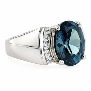 Anillo de Alejandrita Bicolor en Plata .925