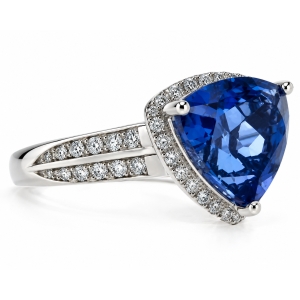 Anillo de Plata .925 con Alejandrita Azul a Morado