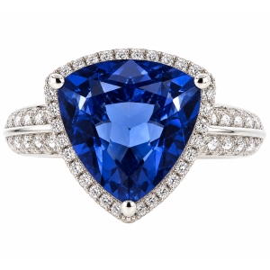 Anillo de Plata .925 con Alejandrita Azul a Morado