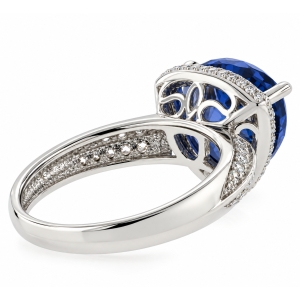 Anillo de Plata .925 con Alejandrita Azul a Morado
