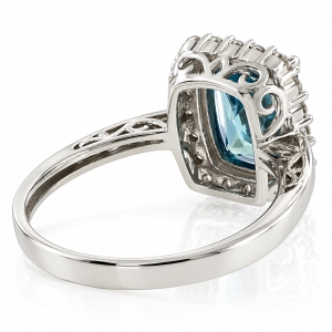 Anillo de Plata de Ley con Alejandrita Bicolor