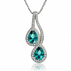 Dije de Alejandrita Corte Ovalada en Plata .925