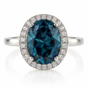 Elegante Anillo de Alejandrita Con Plata 925
