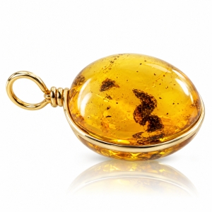 Genuine Amber Ant Pendant