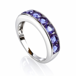 Churumbela Anillo de Plata de Ley con Alejandrita