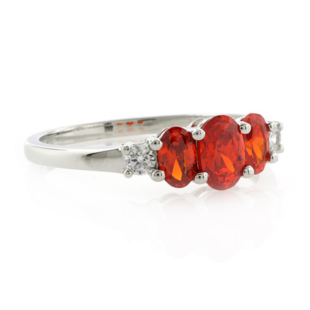 Cherry opal clearance ring