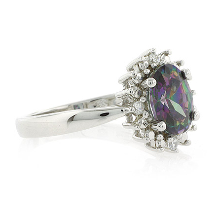 Carribbean Mystic Topaz Silver Ring