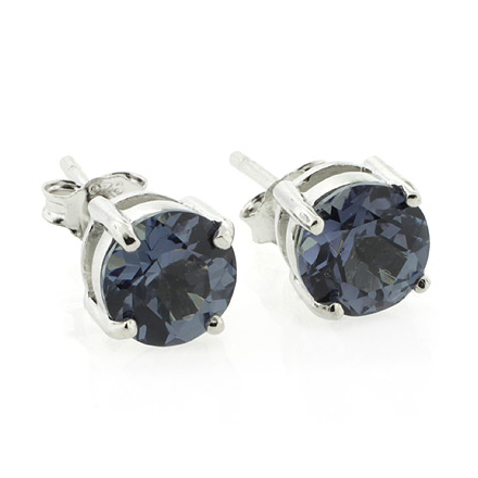 Alexandrite stud earrings top