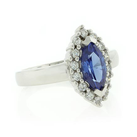Marquise cut tanzanite outlet rings