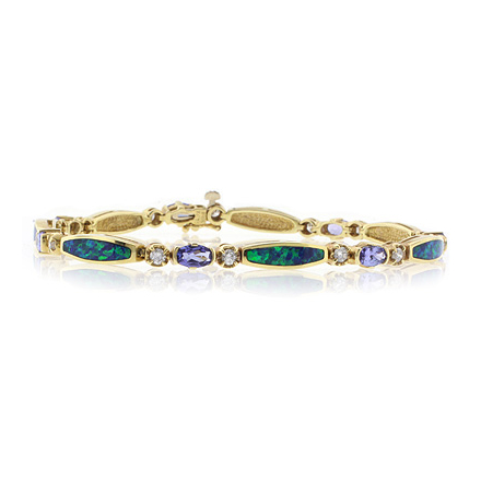 Genuine sales tanzanite bracelet