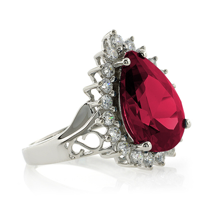 Anillo rubi plata 2025
