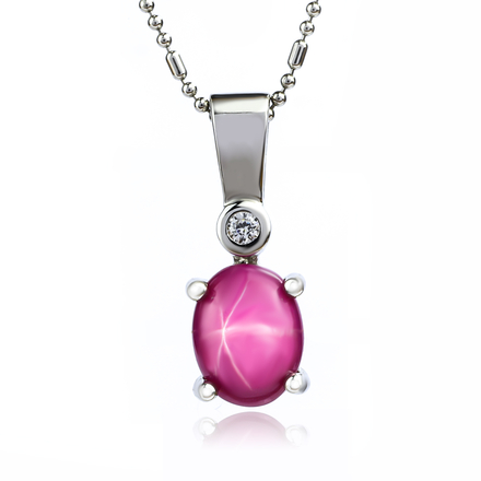 Ruby star necklace top