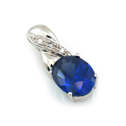 Dije de Plata .925 con Tanzanita