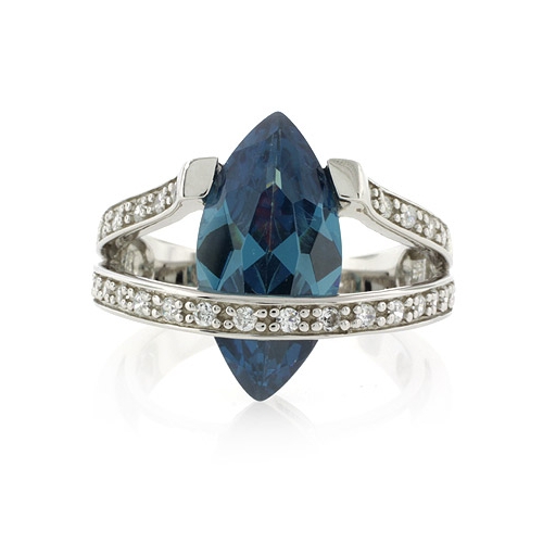 Anillo de Plata .925 con Alejandrita