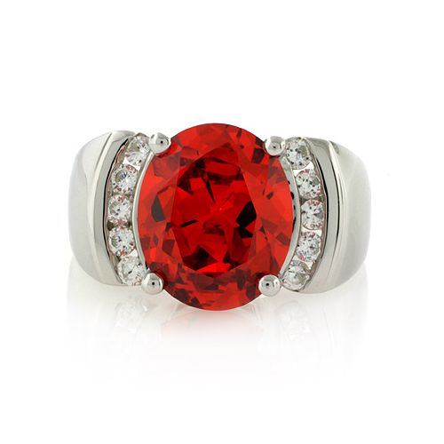 Anillo de Plata Esterlina con Opalo de Fuego