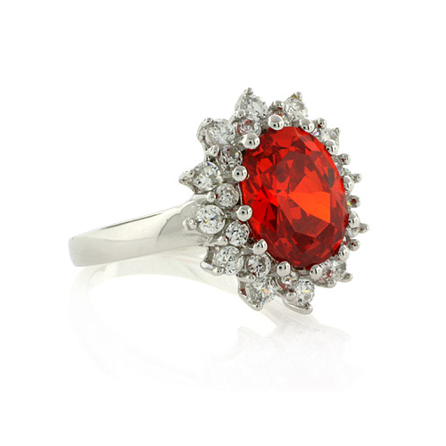 Anillo de Opalo Mexicano de Fuego en Plata de Ley