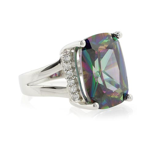 Anillo de Plata de Ley con Topacio